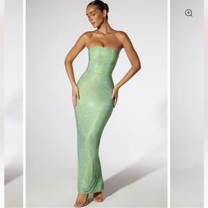 Daleyza Embellished Strapless Evening Gown